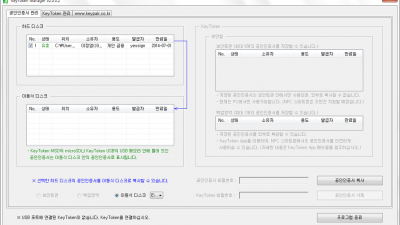 키토큰 관리자 KeyToken Manager