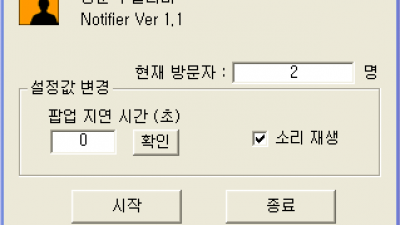 방문객 알리미 노티파이어 Notifier