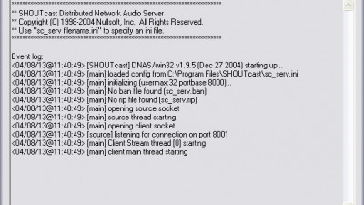 SHOUTcast DNAS